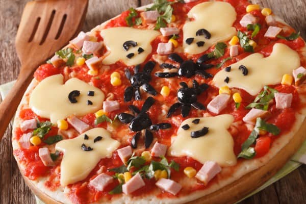 пицца на Хеллоуин
