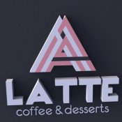 Latte coffee&desserts